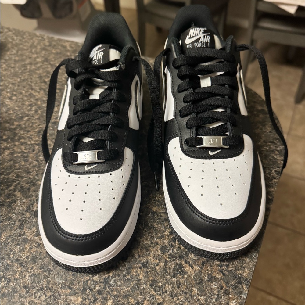 Nike Air Force 1 Black and White Sneakers